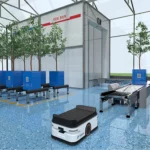 Система фенотипирования плодовых деревьев TP-GTL-WGS с мобильной платформой, конвейером и деревьями в контейнерах